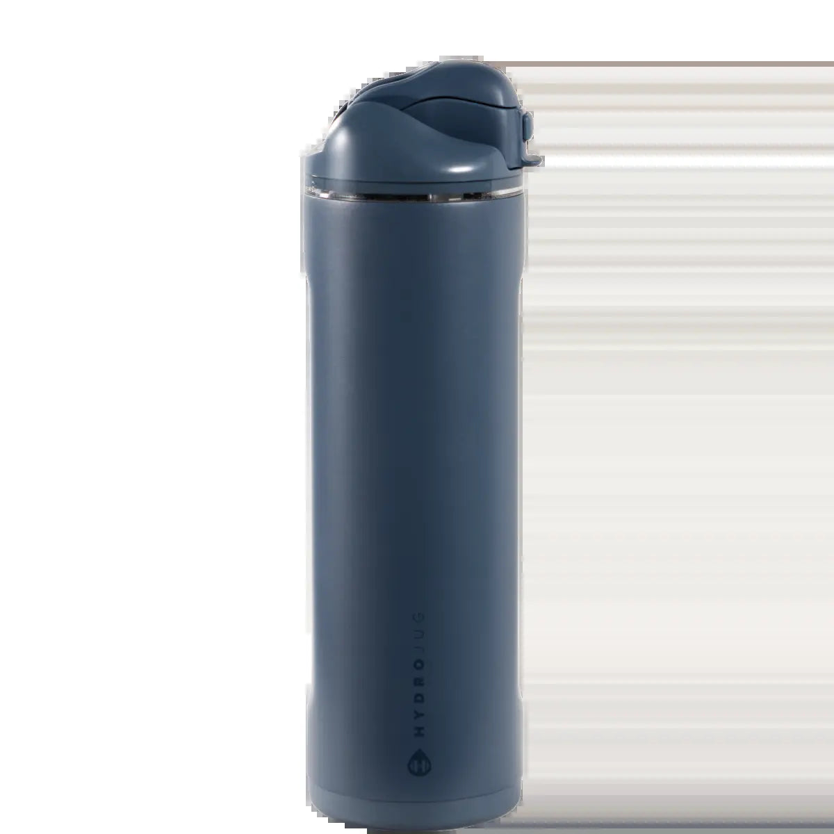 Hydrojug Ease2O Water Bottle with Straw & Chug Lid, Stainless Steel, Vented Cap to Help Reduce Pressure, Water-Level Window, Cup Holder Friendly, Non-Slip Base