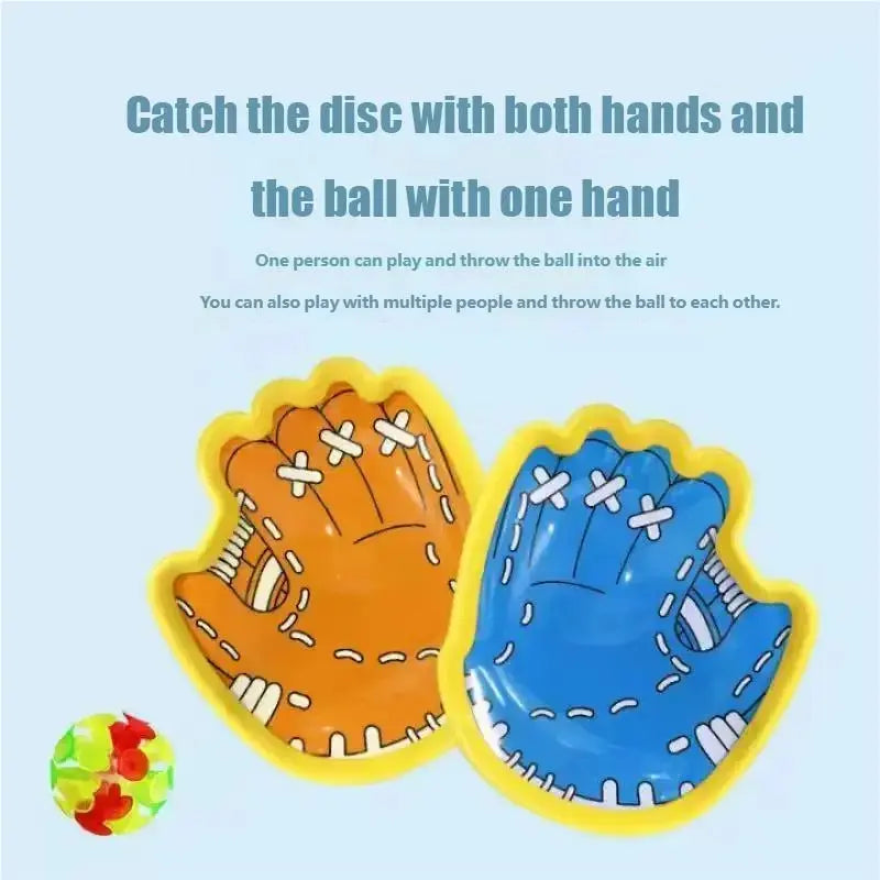 Light-Up Ball Toss and Catch Game Set (3 Pieces) – Includes (2 Rackets + 1 Light-Up Ball), Perfect for Outdoor Family Fun, Multi-Player Sports, and a Holiday Gift for Children Aged.