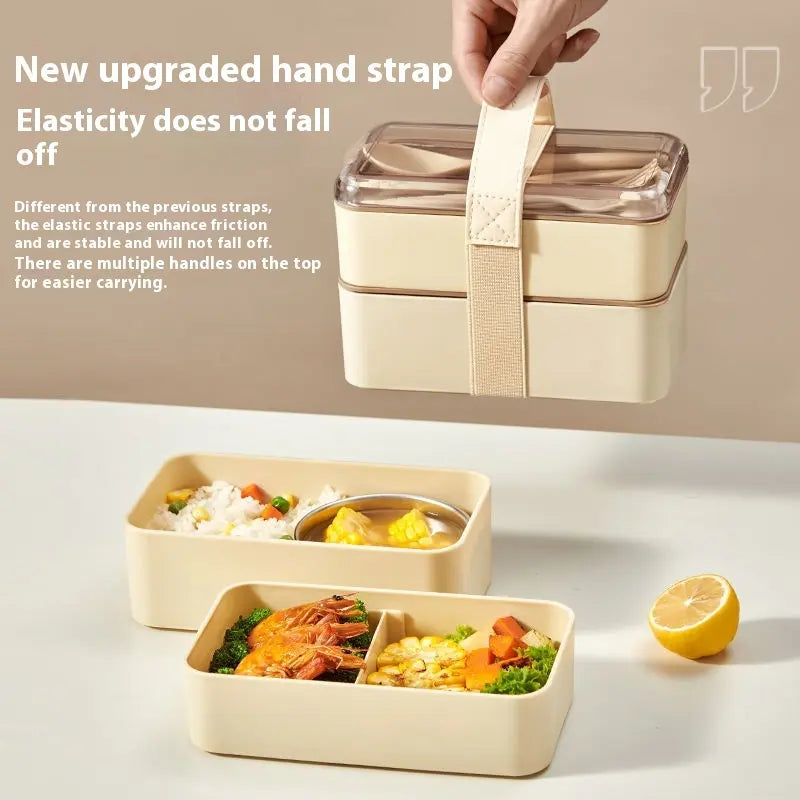Three-Layer Lunch Box Microwaveable for Students and Office Workers, Special Bento Box for Bringing Meals, Weight Loss Meal Box Set