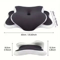 An Ergonomic Neck Pillow Featuring Slow-Recovery Support, Breathable Cool Fabric, and a Machine-Washable Cover, Suitable for Sid