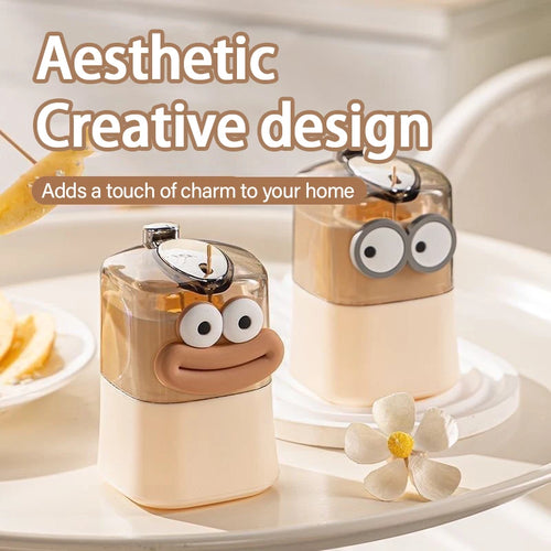1Pcs Toothpick Storage Box Push-Type Toothpick Holder Automatic Pop-Up Toothpick Box Home Creative Daily Supplies YQH003
