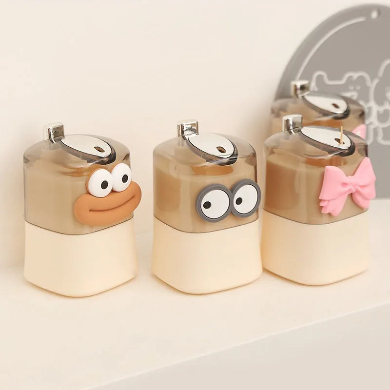 1Pcs Toothpick Storage Box Push-Type Toothpick Holder Automatic Pop-Up Toothpick Box Home Creative Daily Supplies YQH003