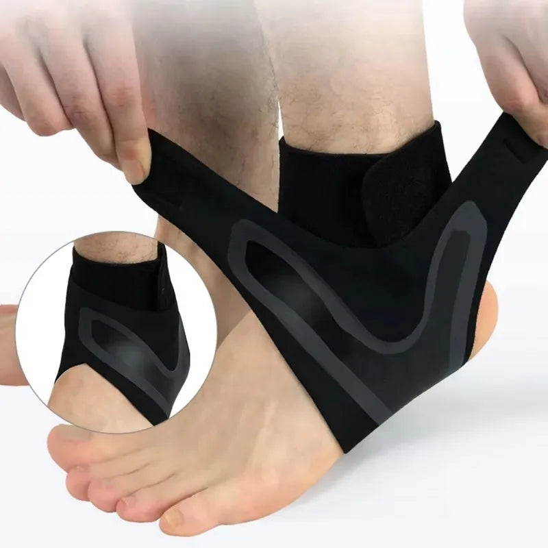 1/2PC Adjustable Support Pad Ankle Sleeve Pressure Anti-Spinning Elastic Breathable Support Fitness Sports Safety Prevention
