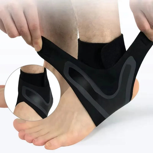 1/2PC Adjustable Support Pad Ankle Sleeve Pressure Anti-Spinning Elastic Breathable Support Fitness Sports Safety Prevention