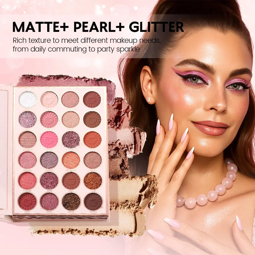Perfect Makeup Magic Book, Including Eye Shadow, Lip Gloss, Powder Blusher, Highlight, a Complete Set of Makeup Magic Books, an Ideal Gift for Women on Holiday Parties, Flawless Makeup Kit